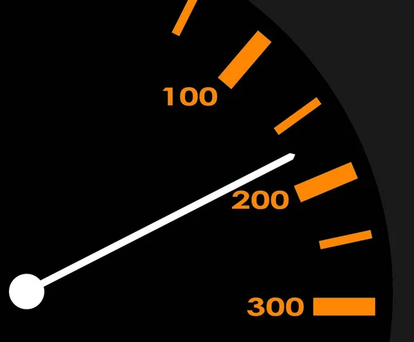 Scale Speedometer Vector Illustration — Stock Vector