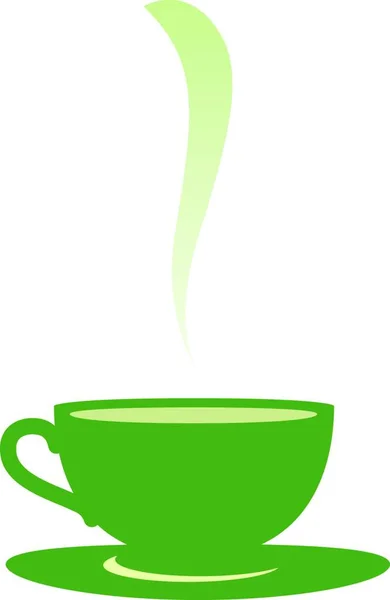 Taça Com Chá Ilustração Vetorial — Vetor de Stock