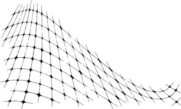 Cross Wave Vektor Illustration — Stock vektor