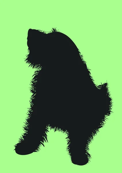 Ronny Hond Vector Illustratie — Stockvector