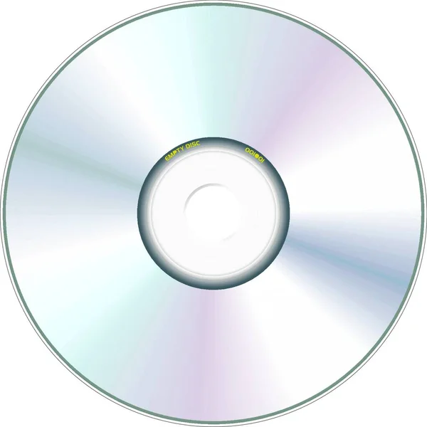 Compact Disc Εικονογράφηση Διάνυσμα — Διανυσματικό Αρχείο