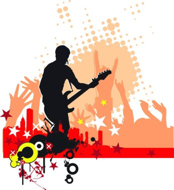 gençlik partisi, basit vektör illüstrasyonu