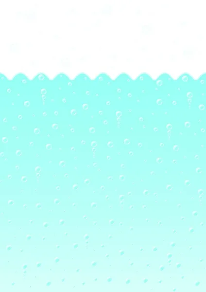 Νερό Φυσαλίδες Φόντο Διανυσματική Απεικόνιση — Διανυσματικό Αρχείο