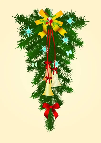 Різдвяна Листівка Шаблон Зимових Свят Барвистий Вектор — стоковий вектор