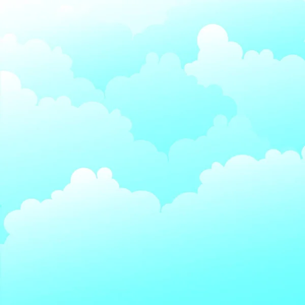 Blue Sky Vector Illustration — Stock Vector