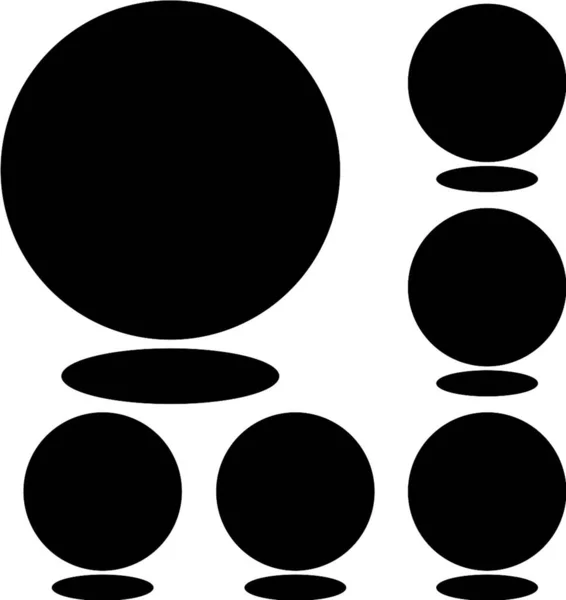 ボタン分割 単純なベクトル図 — ストックベクタ