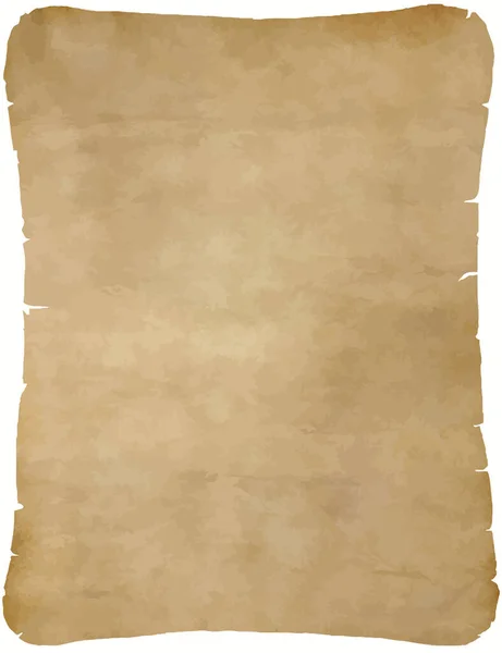 Vecchia Pergamena Carta Vettoriale Illustrazione — Vettoriale Stock