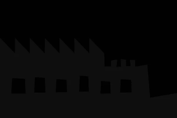 スモッグシティ グラフィックベクターの背景 — ストックベクタ