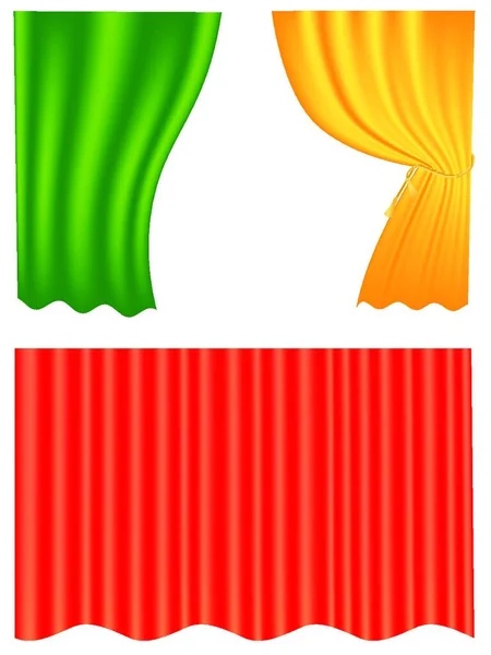 Motif Rideau Illustration Vectorielle — Image vectorielle