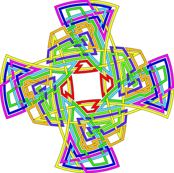 Keltiska Knut Vektor Illustration — Stock vektor