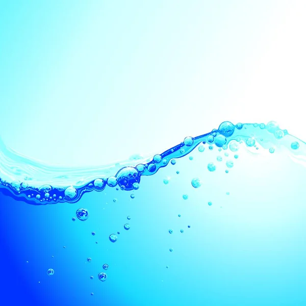 気泡と水の波 — ストックベクタ