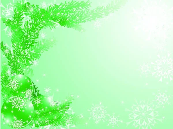 Новогодний Зеленый Фон — стоковый вектор
