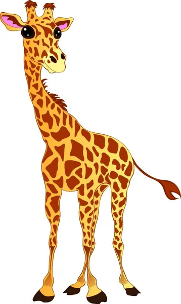 Giraffe Moderne Vector Illustratie — Stockvector