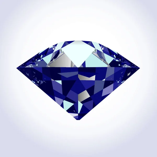 Briljante Vector Diamant Grafische Vector Illustratie — Stockvector