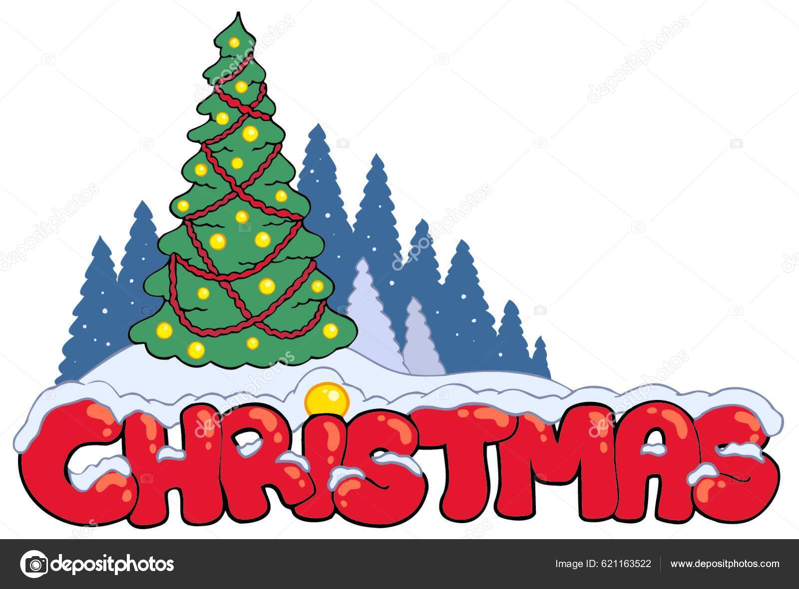 Christmas Sign Tree Stock Vector by ©YAY_Images 621163522