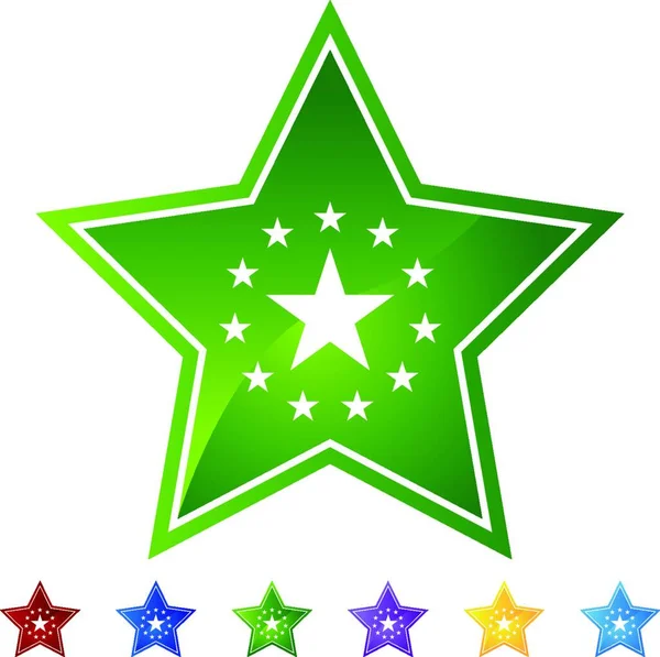 Illustration Vectorielle Star Set — Image vectorielle