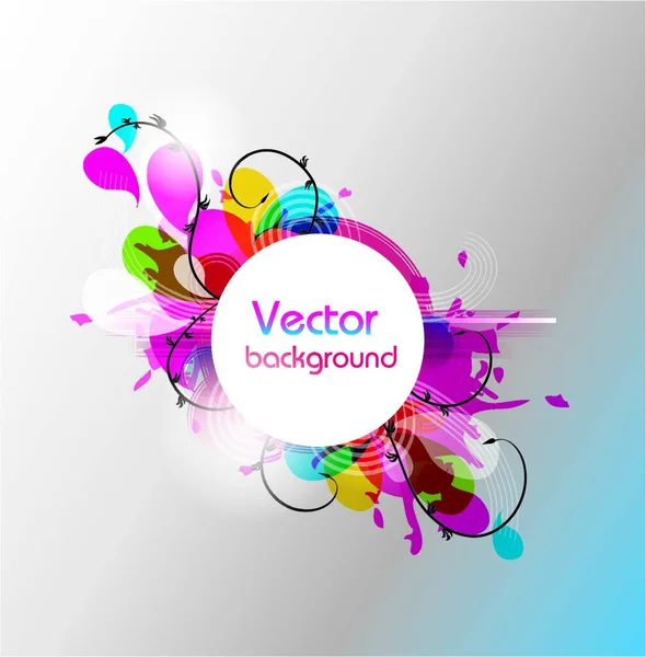 Színes Vektor Háttér Illusztráció — Stock Vector