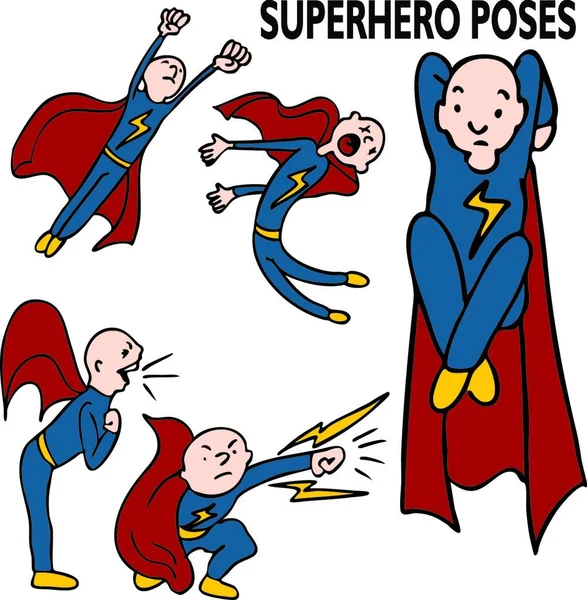 Векторная Иллюстрация Супергероя — стоковый вектор