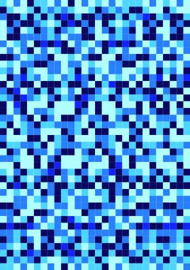 Mavi Küpler, grafik vektör çizimi