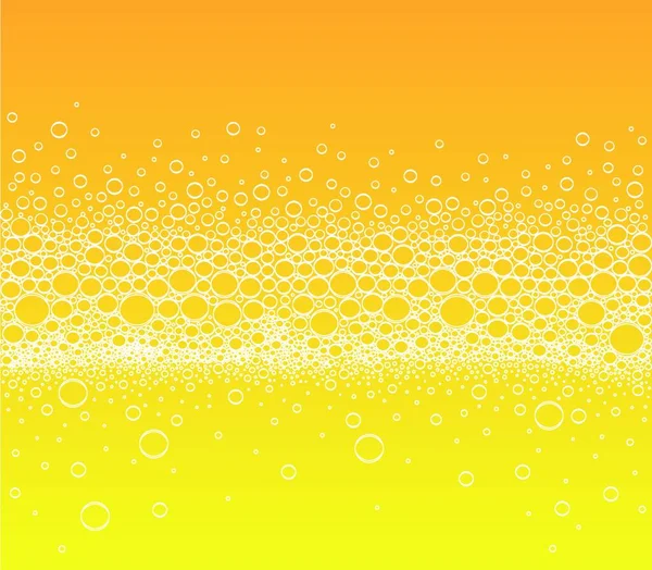 Illustration Yellow Liquid Waterdrops Background Copy Space — Stock Vector