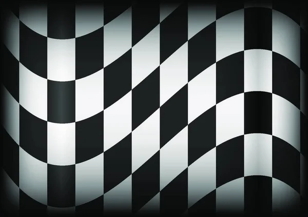 Background Race Flag Vector Illustration — Stock Vector