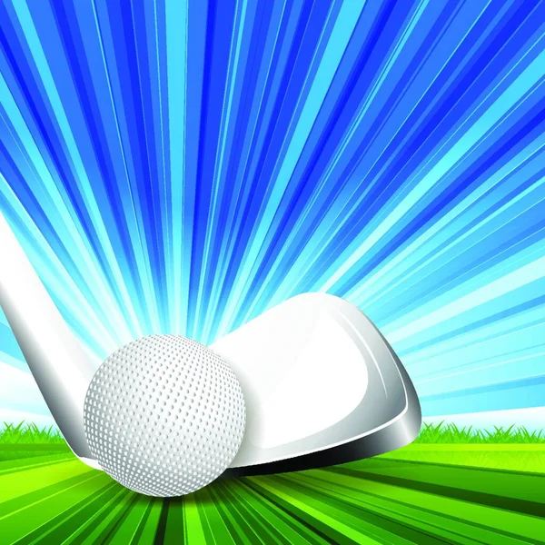 Golf Renkli Vektör Çizimi — Stok Vektör