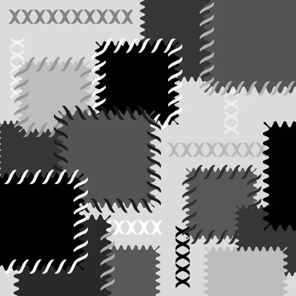 Fond Avec Illustration Vectorielle Colorée Patches — Image vectorielle