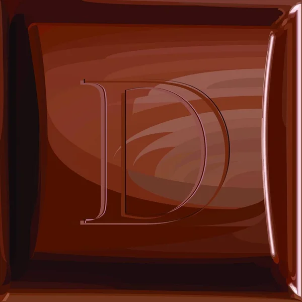 Lettre Signe Icône Vectoriel Illustration — Image vectorielle