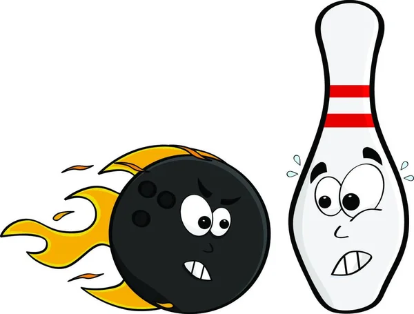 Angry Ball Effraie Pin Illustration Vectorielle Colorée — Image vectorielle