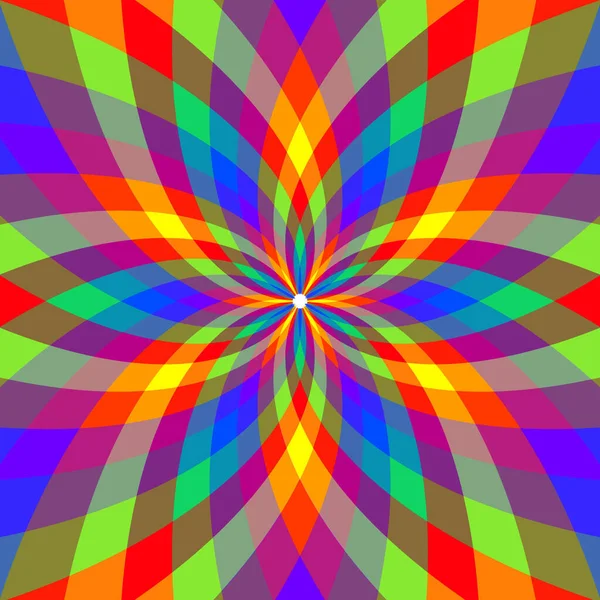 Fleur Graphique Illustration Vectorielle Colorée — Image vectorielle