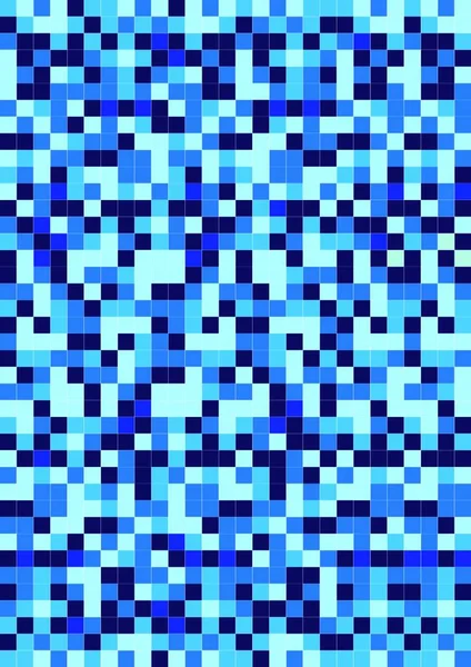 Blauwe Blokjes Grafische Vectorillustratie — Stockvector