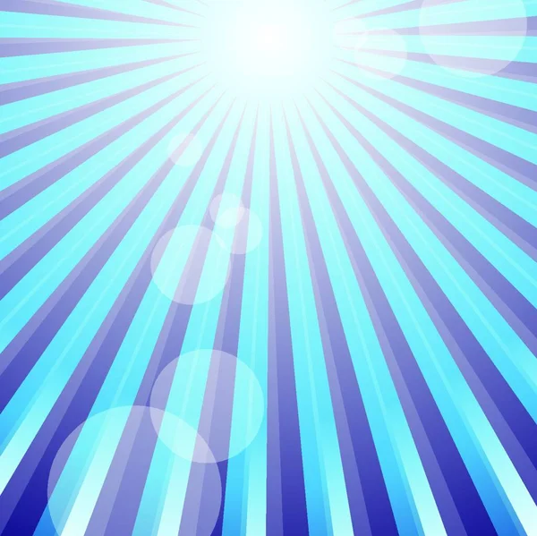 Sun Rays Illustrazione Grafica Vettoriale — Vettoriale Stock