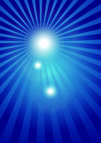 Синий Абстрактный Фон Эффектом Боке Обложка Космического Баннера — стоковый вектор