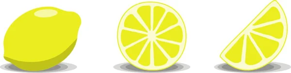 Limoni Illustrazione Grafica Vettoriale — Vettoriale Stock
