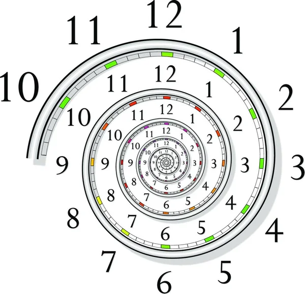 Ilustración Vector Concepto Tiempo — Vector de stock