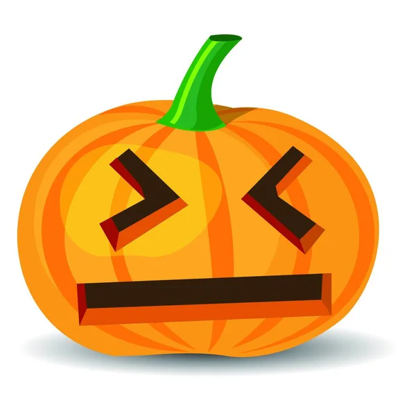 Halloween Dýně Vektor Ilustrace — Stockový vektor