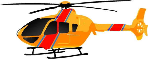 Helikopter Grafische Vectorillustratie — Stockvector