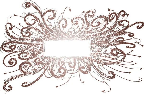 Grunge Wild Frame Illustration Vectorielle Graphique — Image vectorielle