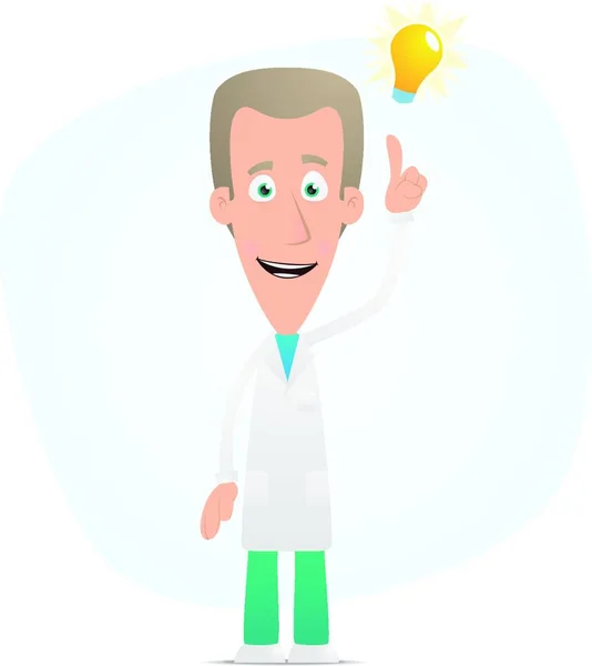 Doctor Visited Idea Graphic Vector Illustration — Stock Vector