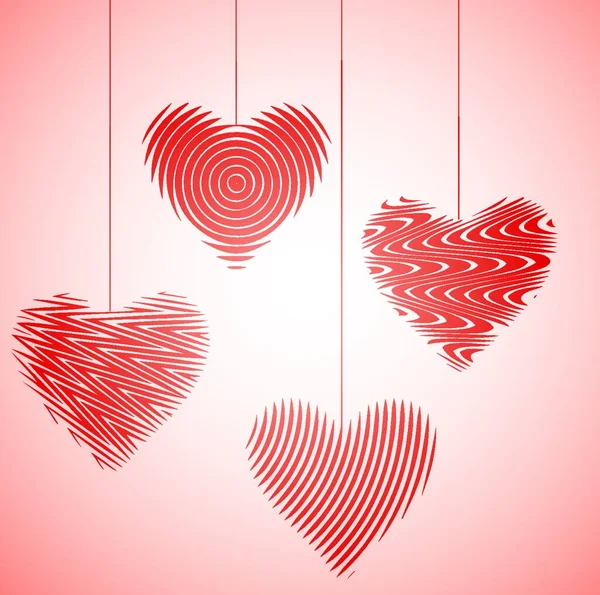 Heart Dance Graphic Vector Illustration — Stock Vector
