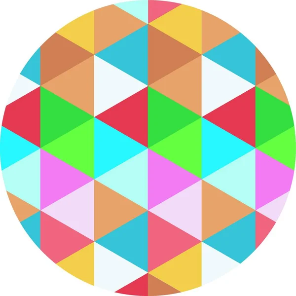 Farbiger Geometrischer Hintergrund Vektorillustration — Stockvektor