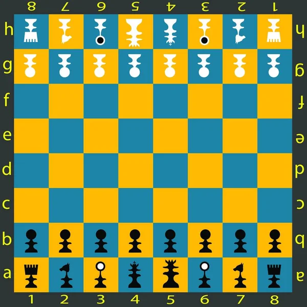国际象棋表矢量说明 — 图库矢量图片