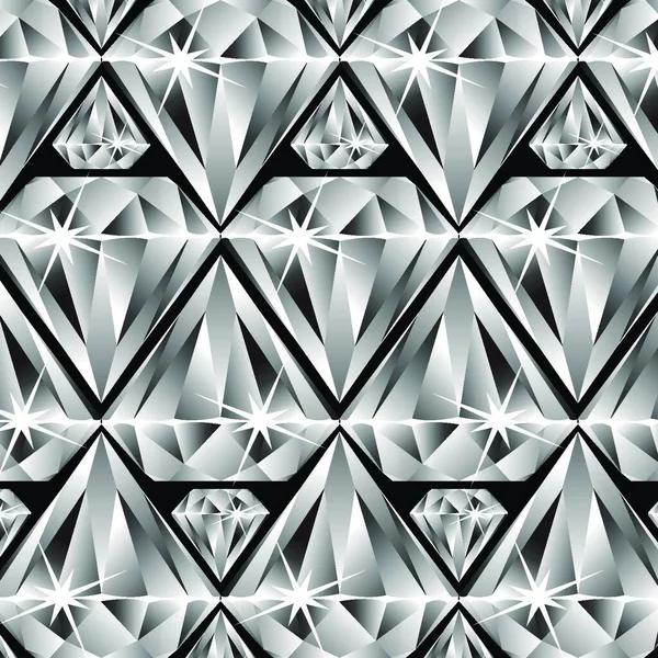 Ilustración Vector Patrón Diamantes — Vector de stock