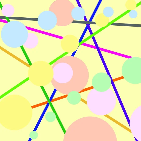 Pruhy Vektorová Ilustrace Bublin — Stockový vektor