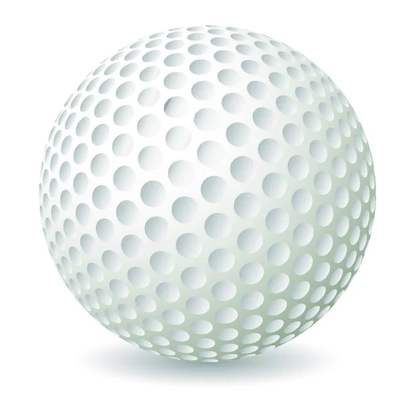 Abbildung Zum Golfball Vektor — Stockvektor