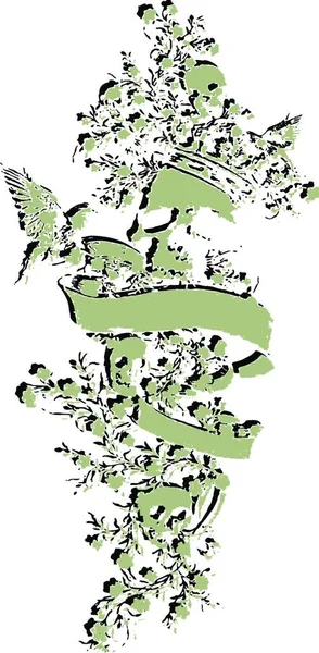 Emblema Del Cráneo Ilustración Vectorial Colorido — Vector de stock