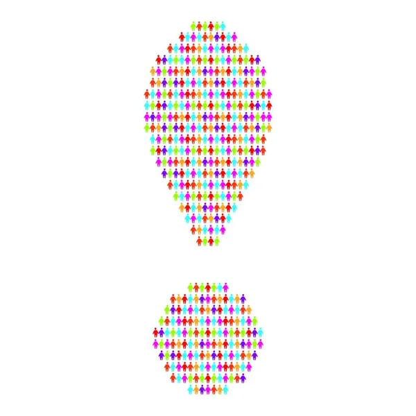 Icône Signe Exclamation Illustration Simple Web — Image vectorielle