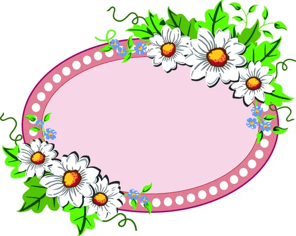 花のカラーベクターテンプレートデザイン — ストックベクタ