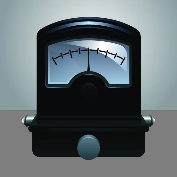 Illustration Vectorielle Colorée Galvanomètre — Image vectorielle