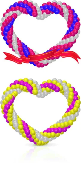 Illustration Vectorielle Colorée Arche Des Ballons — Image vectorielle